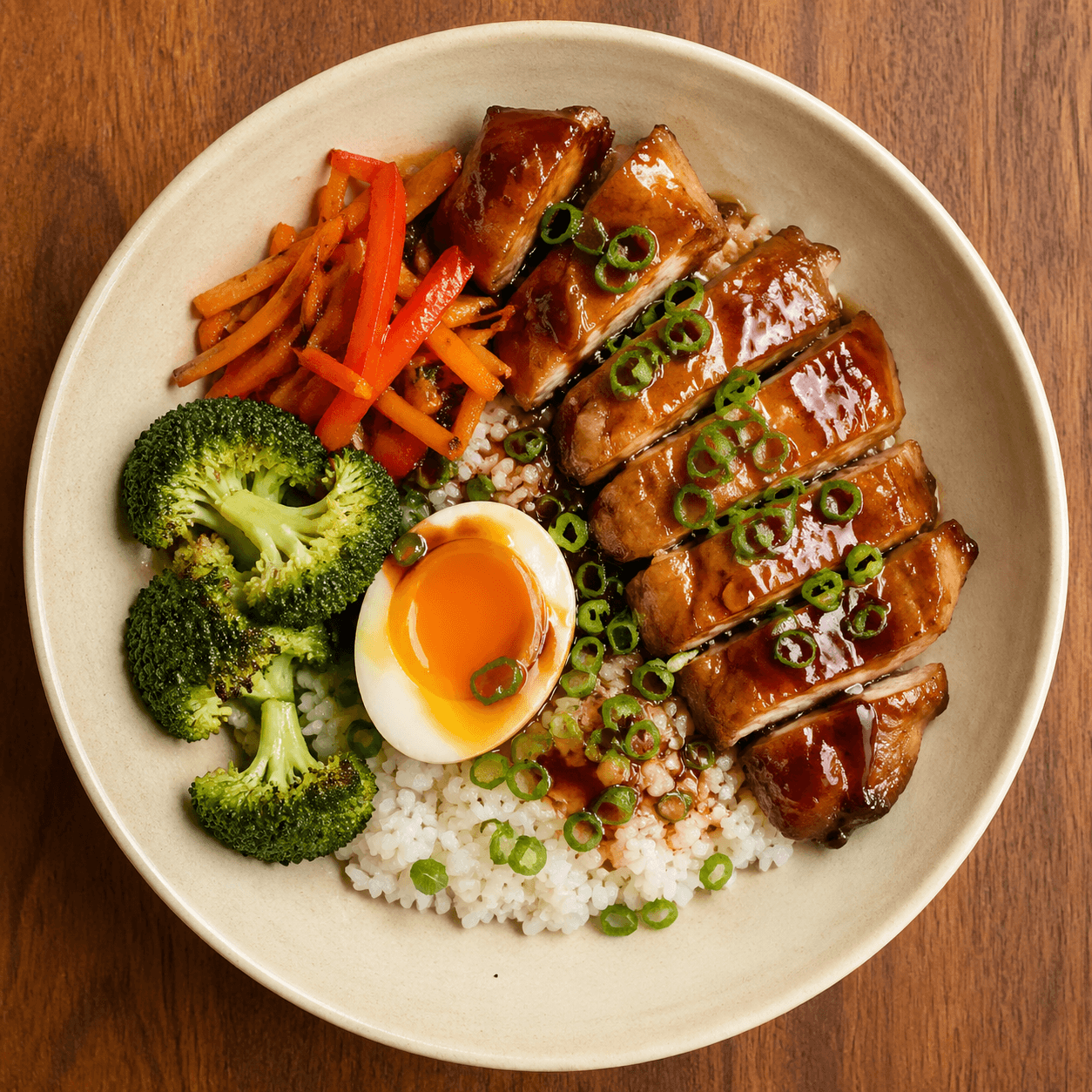 Maya's plated dish after