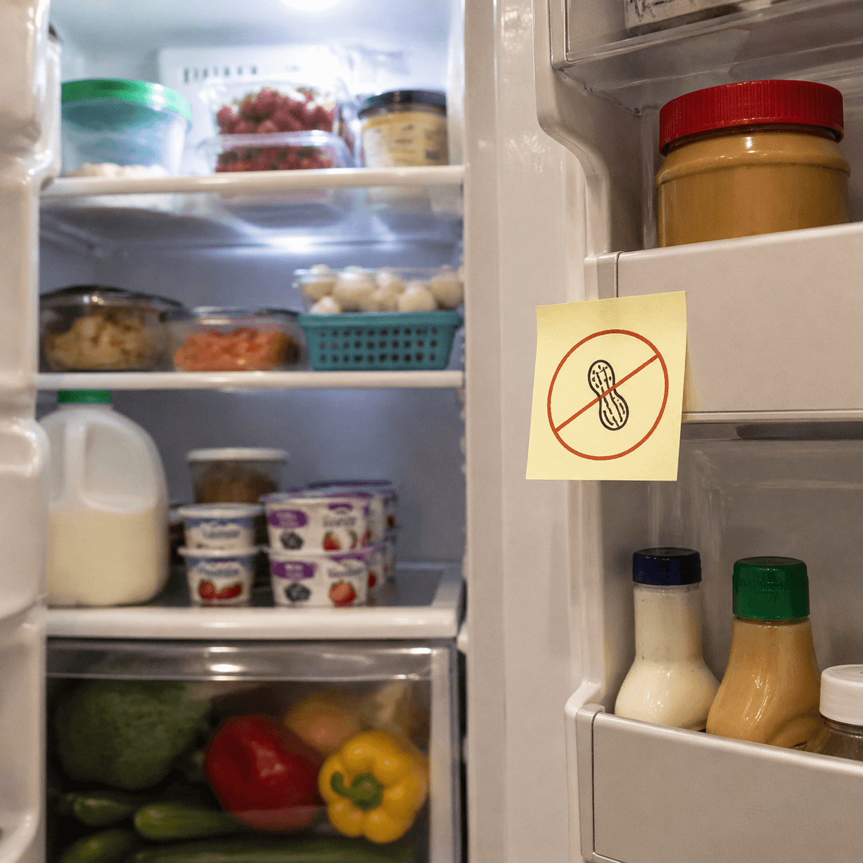 Priya's fridge before