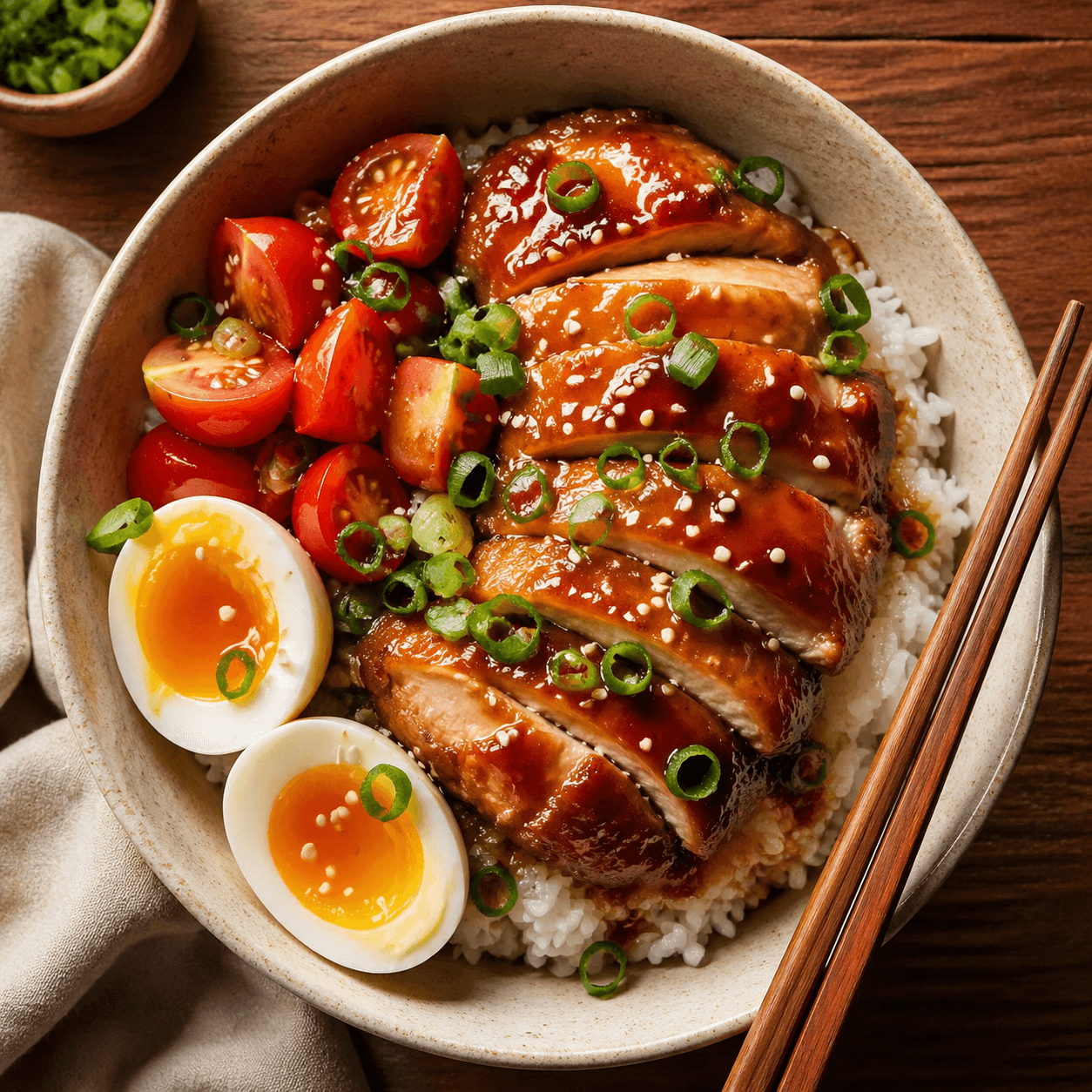 Teriyaki Chicken Rice Bowl