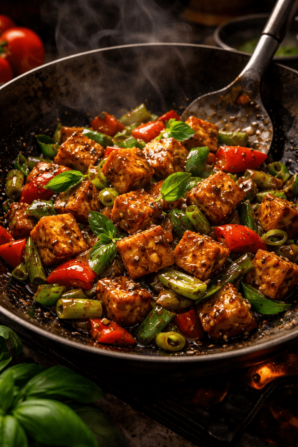 Black Pepper Tofu Stir-Fry